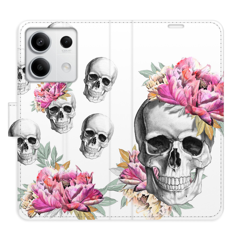 Flipové puzdro iSaprio - Crazy Skull - Xiaomi Redmi Note 13 5G