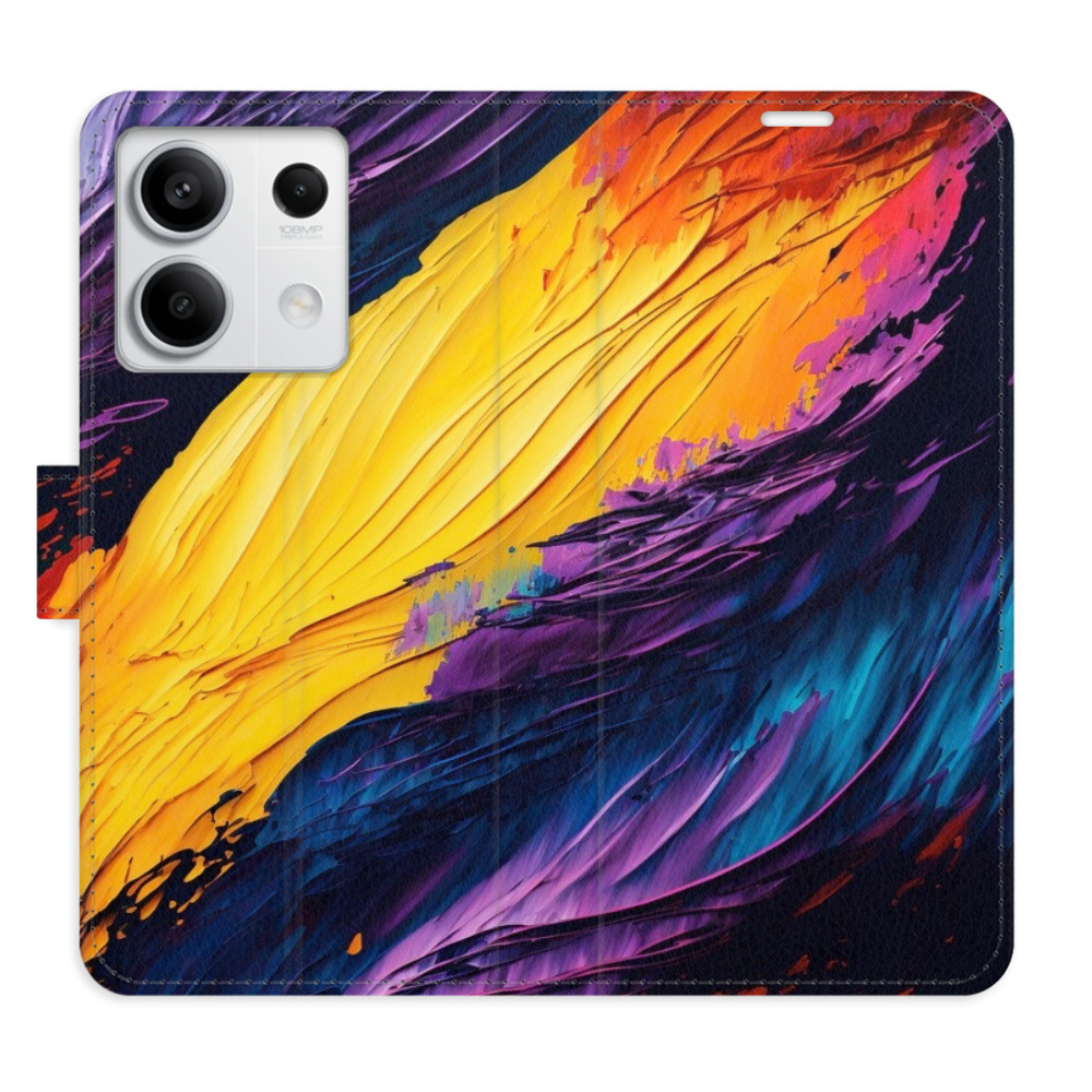 Flipové puzdro iSaprio - Fire Paint - Xiaomi Redmi Note 13 5G