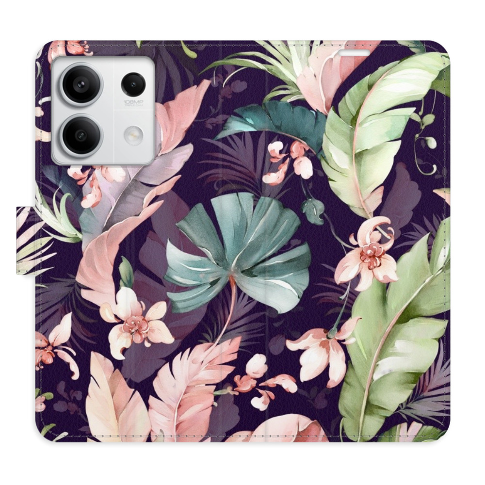 Flipové puzdro iSaprio - Flower Pattern 08 - Xiaomi Redmi Note 13 5G