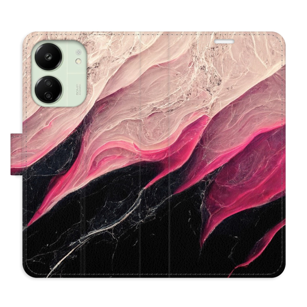 Flipové puzdro iSaprio - BlackPink Marble - Xiaomi Redmi 13C