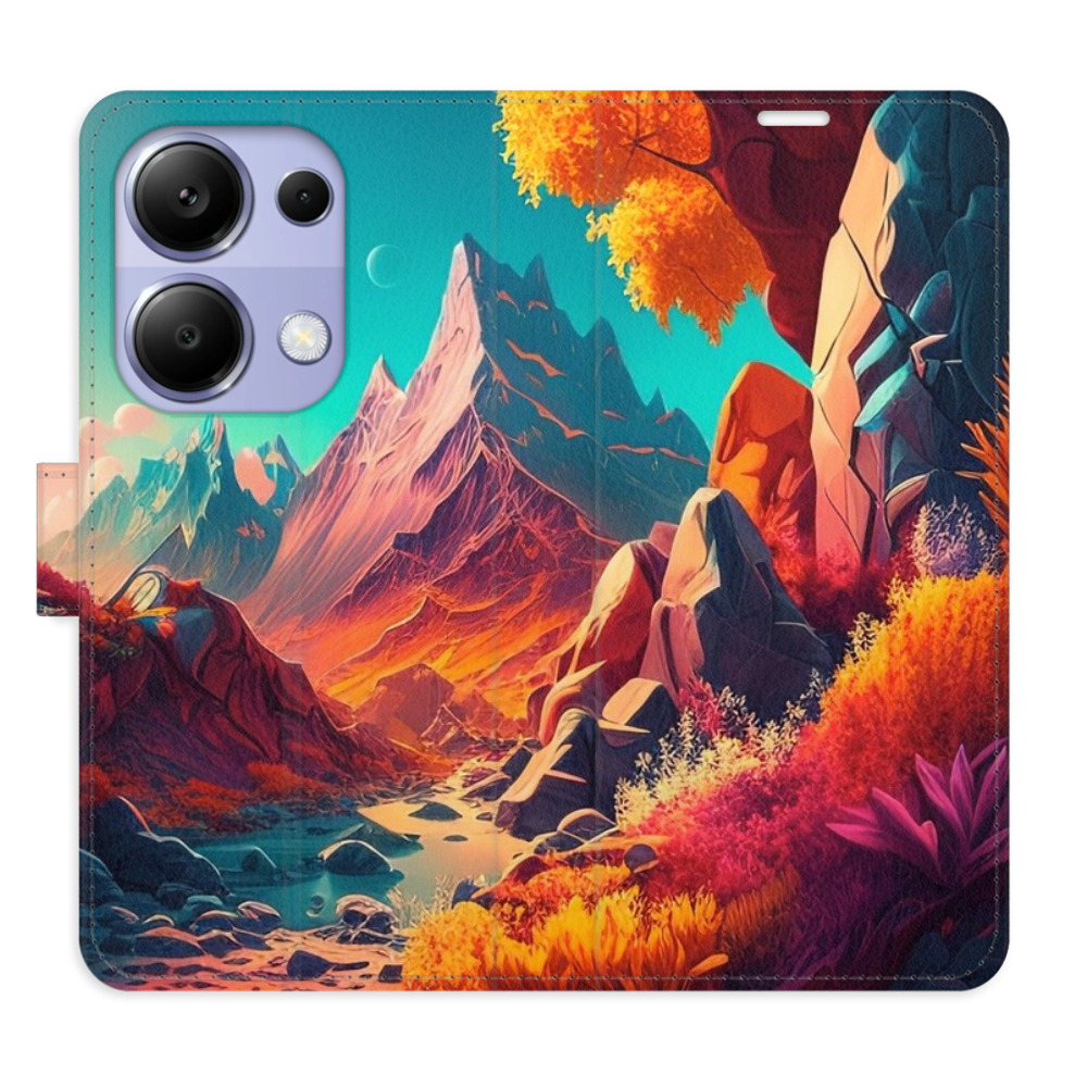 Flipové puzdro iSaprio - Colorful Mountains - Xiaomi Redmi Note 13 Pro