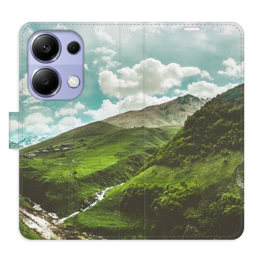 Flipové puzdro iSaprio - Mountain Valley - Xiaomi Redmi Note 13 Pro