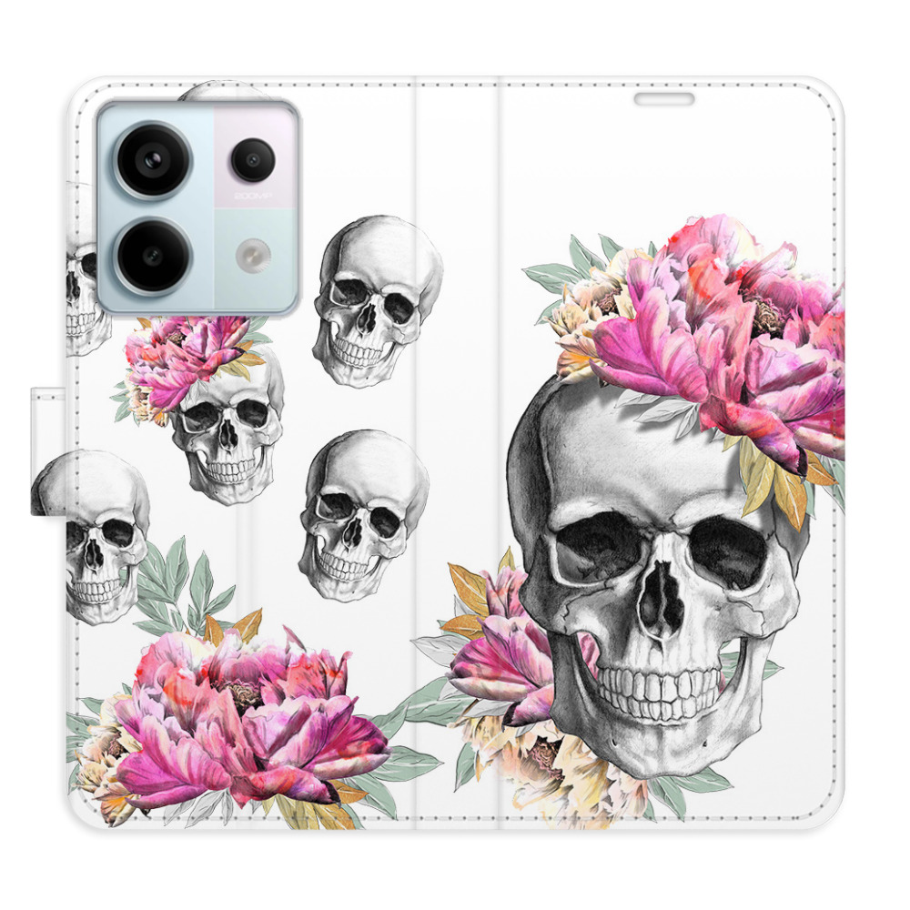 Flipové puzdro iSaprio - Crazy Skull - Xiaomi Redmi Note 13 Pro+ 5G