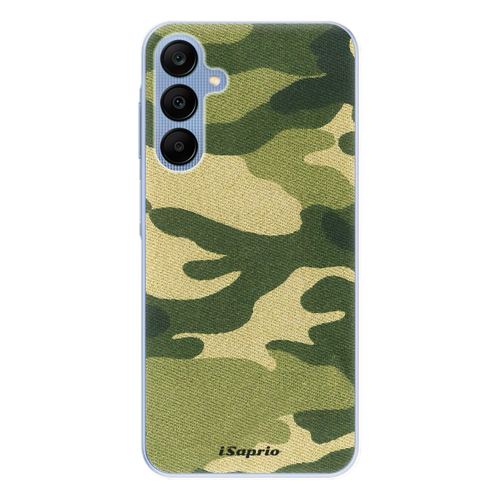 Odolné silikónové puzdro iSaprio - Green Camuflage 01 - Samsung Galaxy A25 5G