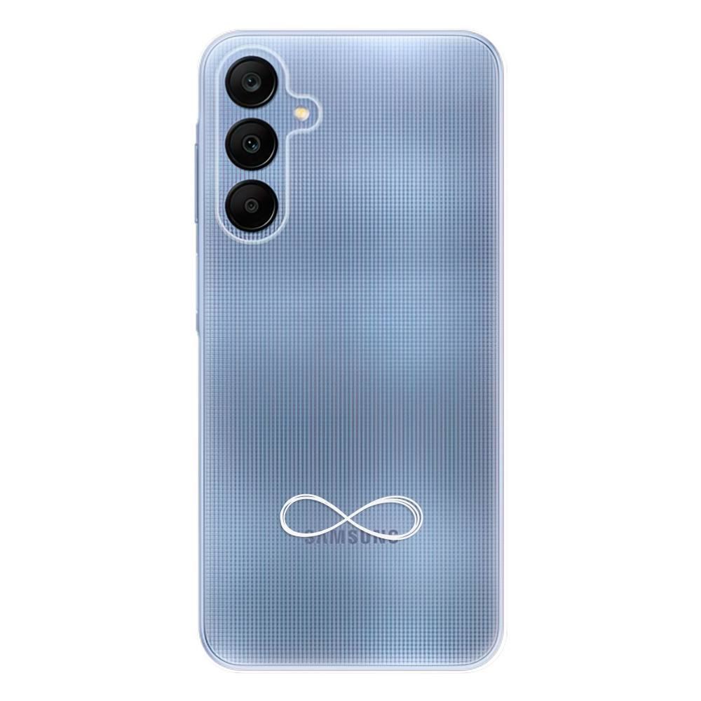 Odolné silikónové puzdro iSaprio - čiré - Infinity - Samsung Galaxy A25 5G