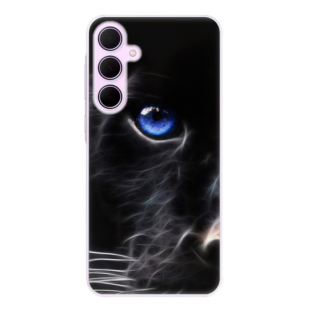 Odolné silikónové puzdro iSaprio - Black Puma - Samsung Galaxy A35 5G