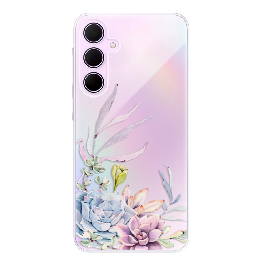 Odolné silikónové puzdro iSaprio - Succulent 01 - Samsung Galaxy A35 5G