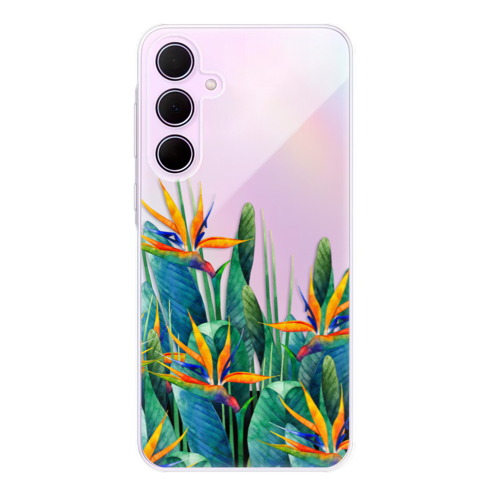 Odolné silikónové puzdro iSaprio - Exotic Flowers - Samsung Galaxy A55 5G