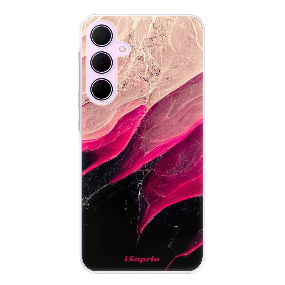 Odolné silikónové puzdro iSaprio - Black and Pink - Samsung Galaxy A55 5G