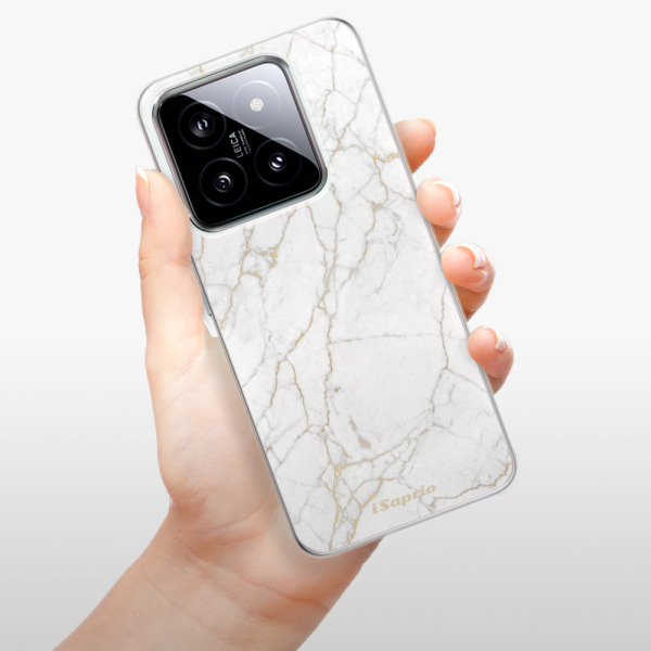 Odolné silikónové puzdro iSaprio - GoldMarble 13 - Xiaomi 14