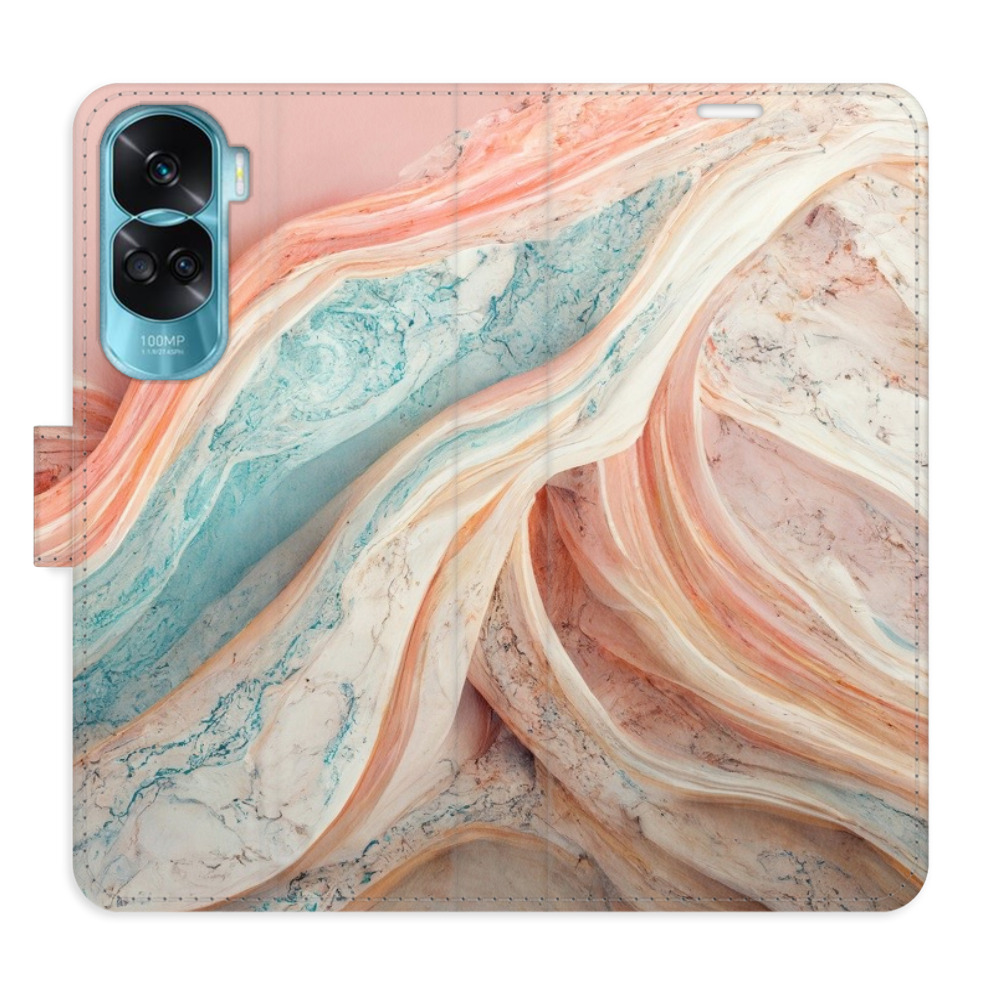 Flipové puzdro iSaprio - Colour Marble - Honor 90 Lite 5G