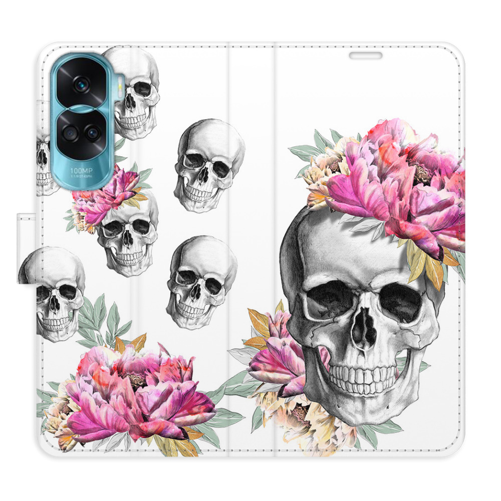 Flipové puzdro iSaprio - Crazy Skull - Honor 90 Lite 5G